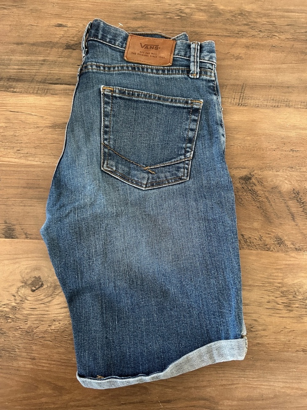 Vans Blue Denim Jeans short